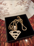 Superman pendent with chain