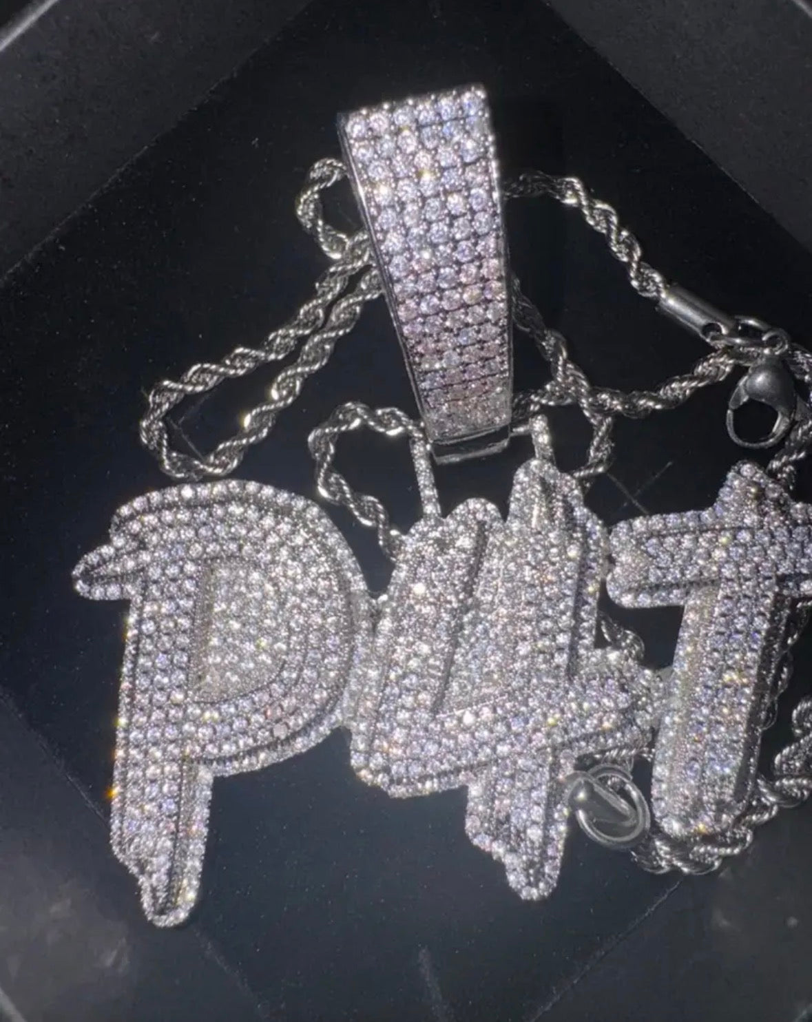 Graffiti lettering custom pendant
